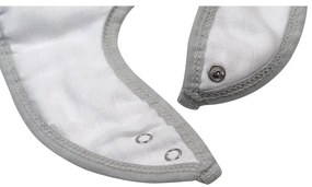 Bavețică din muselină Kindsgut Dots, gri