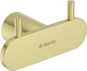 Cuier dublu auriu periat Deante Round