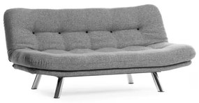 Canapea extensibilă BINA, 2 locuri, gri deschis