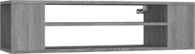 vidaXL Dulap TV suspendat, gri sonoma, 100x30x26,5 cm, lemn prelucrat