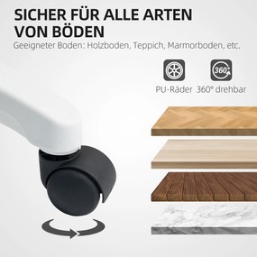 HOMCOM Scaun birou ergonomic cu spătar din plasă, reglabil pe înălțime, cotiere rabatabile, 5 roți, funcție balans, Gri | Aosom Romania