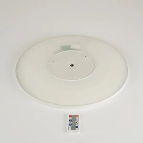 Plafonieră LED dimabilă cu senzor de mișcare ULTRA SLIM LED/24W/230V d. 42 cm + telecomandă