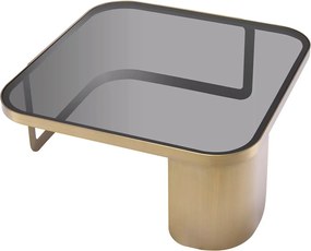 Masuta de cafea design elegant LUX Numa, alama periata 116296 HZ