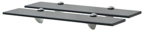 vidaXL Rafturi suspendate, 2 buc., 50 x 20 cm, sticlă, 8 mm