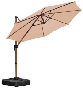 Roma D bej parasol de grădină