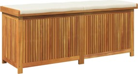 vidaXL Cutie de perne de exterior 150x50x60,5 cm lemn masiv de salcâm