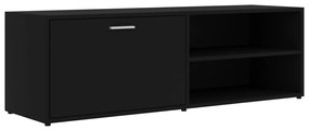 801153 vidaXL Comodă TV, negru, 120 x 34 x 37 cm, PAL
