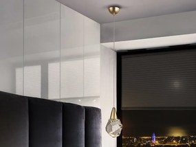 Lustra / Pendul LED design modern decorativ Aquaria auriu