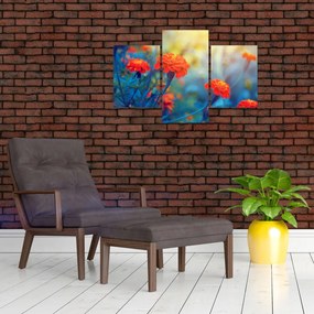 Tablou - Flori portocalii (90x60 cm)