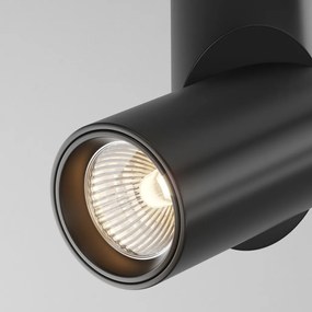Spot LED aplicat, plafoniera design tehnic Dafne negru