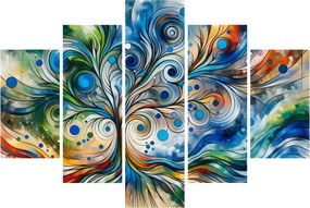 Tablou – Arbore energetic colorat (150x105 cm)