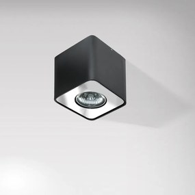 Spot aplicat tavan/plafon stil modern Nino 1 Black/Chrom