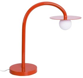 Lampa de masa LED design minimalist ENIGMA, Coral red