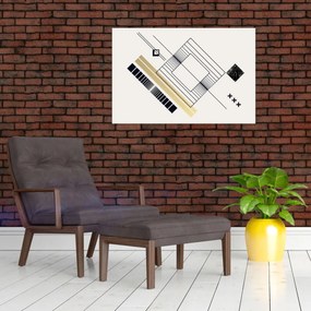 Tablou - Forme geometrice N⁰6 (90x60 cm)