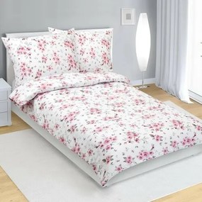 Lenjerie de pat Bellatex Crepe Rose roz , 140 x200 cm, 70 x 90 cm, 140 x 200 cm, 70 x 90 cm