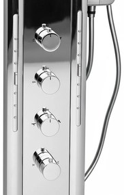 Panou de duș cu hidromasaj Aquajet crom