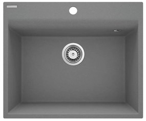 Chiuvetă de bucătărie Deante ZRC_S10A CORIO 50x60 cm granit/gri metalic