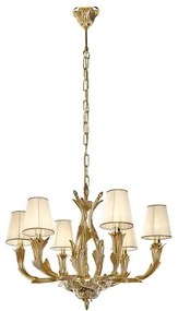 Candelabru 6 brate LUX realizata manual Sibilla