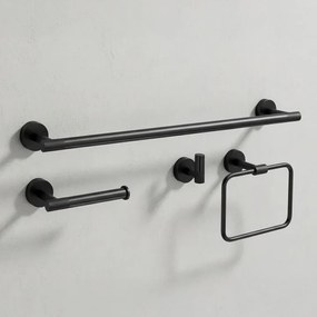 Set accesorii pentru baie GRID 4 piese negru