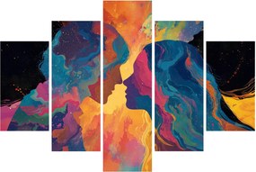 Tablou - Dragoste cosmică (150x105 cm)