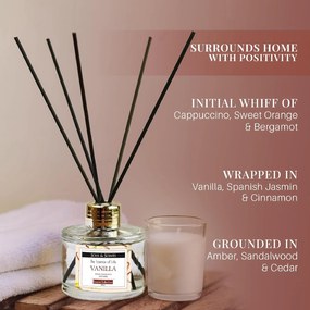 Odorizant camera cu betisoare VANILLA, SS India, 120 ml
