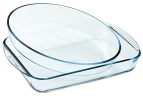 Set de vase de copt din sticlă Pyrex 2 buc, 2,7 l+ 2,2 l