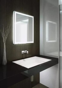 Oglinda reversibila patrata LED Dubiel Vitrum Forte 80x80 cm