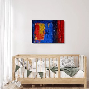 Tablou pe sticlă cu culorile pentru artiști (70x50 cm)