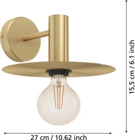 Aplică Eglo 900733 ESCANDELL 1xE27/40W/230V