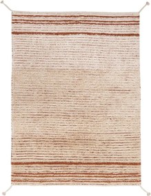 Covor cărămiziu din bumbac 170x240 cm Twin Toffee – Lorena Canals