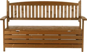 Bancă de grădină, maro, 150cm, AMULA