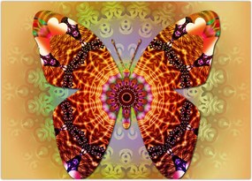 Tablou - Fluture etno (70x50 cm)
