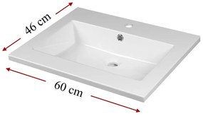 Lavoar din marmură artificială Blondie 60