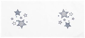 Traversă de masă de Crăciun Blue stars, 40 x 90 cm, 40 x 90 cm
