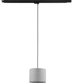 Lustră pe cablu pentru sistem de șină trifazic TRACER 1xE27/15W/230V d. 20 cm negru/gri