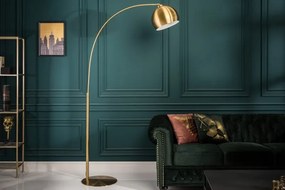 Lampadar, Lampa de podea design industrial Big Bow 205cm auriu