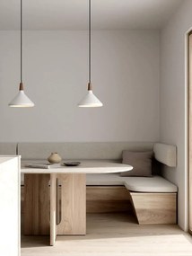 Pendul design modern NORI 27 opal alb 2120813001 NL