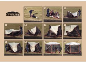 Foișor pliabil tip cort ClapTop 400