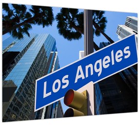 Tablou pe sticlă - Los Angeles (70x50 cm)