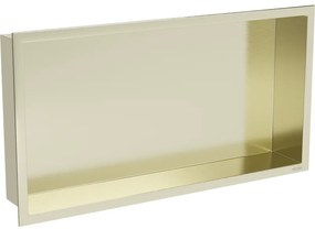 Mexen X-Wall-R raft încorporat cu flanșă 60 x 30 cm, auriu periat - 1950603010
