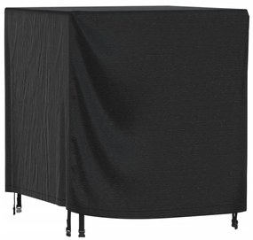 364815 vidaXL Husă mobilier de grădină negru 116x100x120 cm impermeabilă 420D