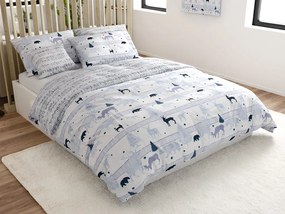 Lenjerie de pat din bumbac alb, REN Dimensiune lenjerie de pat: 70 x 90 cm | 140 x 220 cm