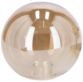 Plafonieră în culoarea bronz cu abajur din sticlă ø 10 cm Rodia – Candellux Lighting