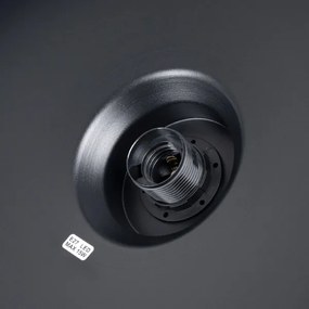 Lustră pe cablu Sollux SL.1703 BILO 1xE27/15W/230V d. 35 cm negru