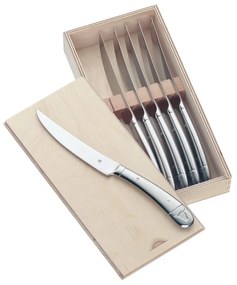 Set cutite pentru friptura WMF 12.8961.6046, 6 buc, 28,5 cm, Lustruit, Inox