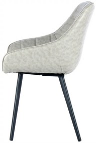 Set 2 scaune Demi gri/negru