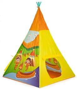 Cort Teepee, casă indiană pentru copii 100 x 135 cm