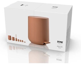 Coș de gunoi portocaliu cu pedală din plastic 3 l Nova One – Zone