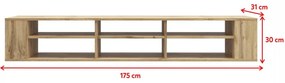 Masă TV Walker 175  (negru). 1098703