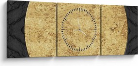 Tablou - Structura de aur N⁰2 (cu ceas) (90x30 cm)